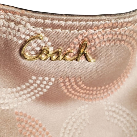 COACH Ashley Op Art Dotted Signature Hobo Shoulder Handbag F21920 Y2K VINTAGE - Picture 4 of 16